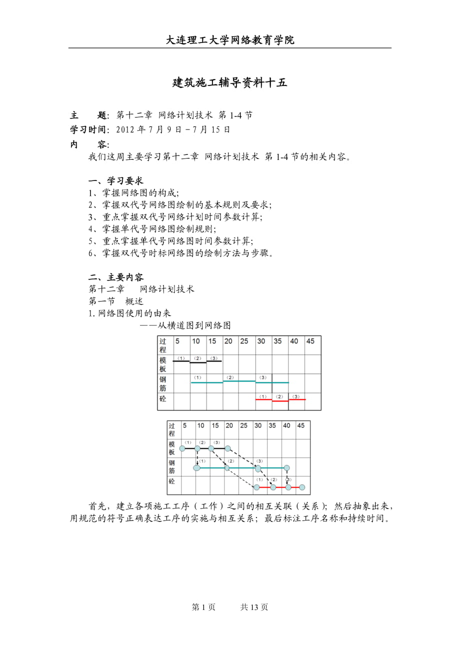 大工12《建筑施工》輔導(dǎo)資料十五_第1頁(yè)