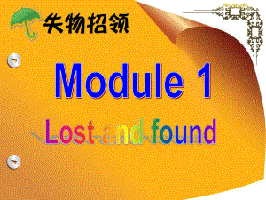 新(2013)外延版七年级下册英语Module1Lost-and-found-Unit-1课件