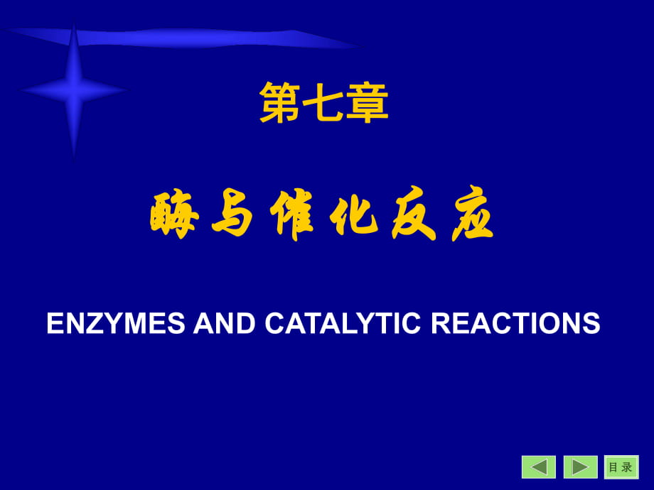 酶与催化反应卢涛PPT课件_第1页