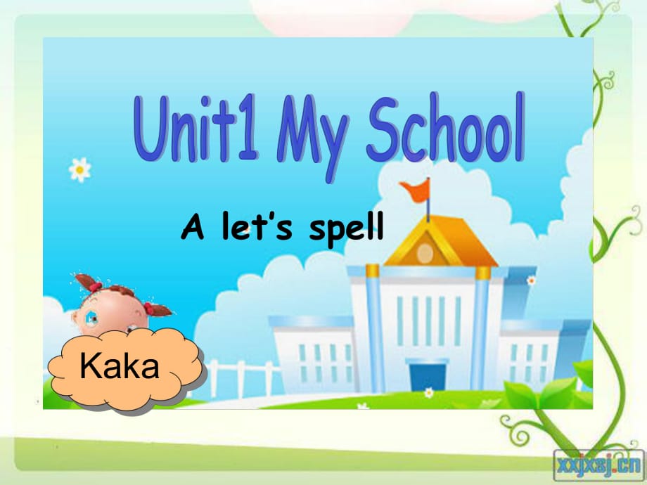 新PEP小學(xué)英語(yǔ)四年級(jí)下冊(cè)Unit1 My schoolLet27s spell課件_第1頁(yè)