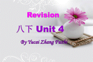 八下Unit 4A good read復(fù)習(xí)