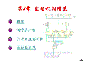 汽車構造--第8章 發(fā)動機潤滑系統(tǒng)