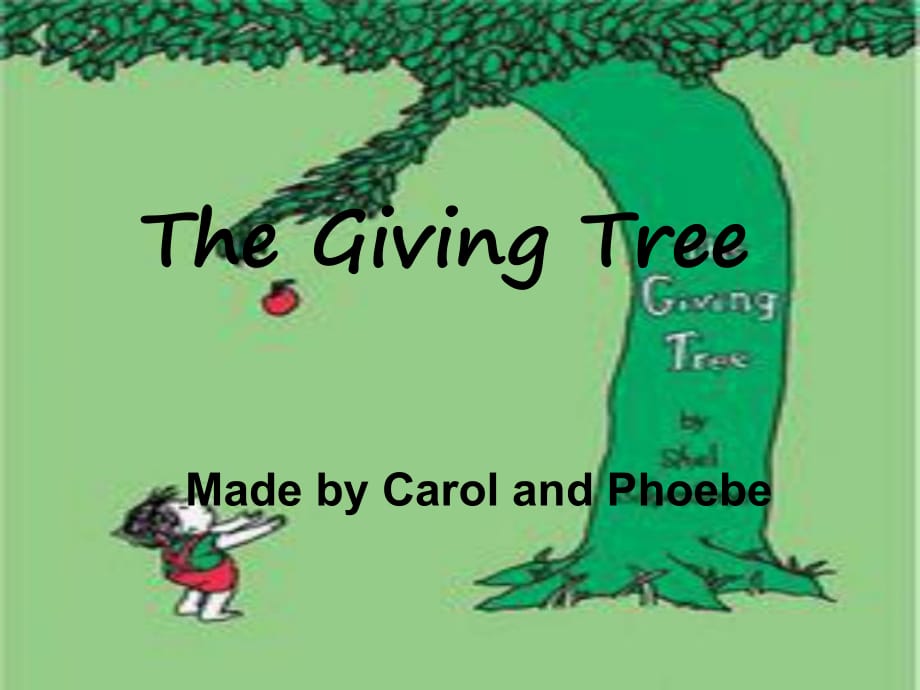 一棵苹果树的情感故事中英文对照版The_Giving_Tree_第1页