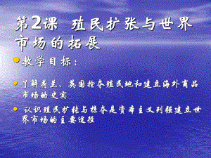 【歷史】26《殖民擴張與世界市場的拓展》課件（2）（新人教版必修2）08