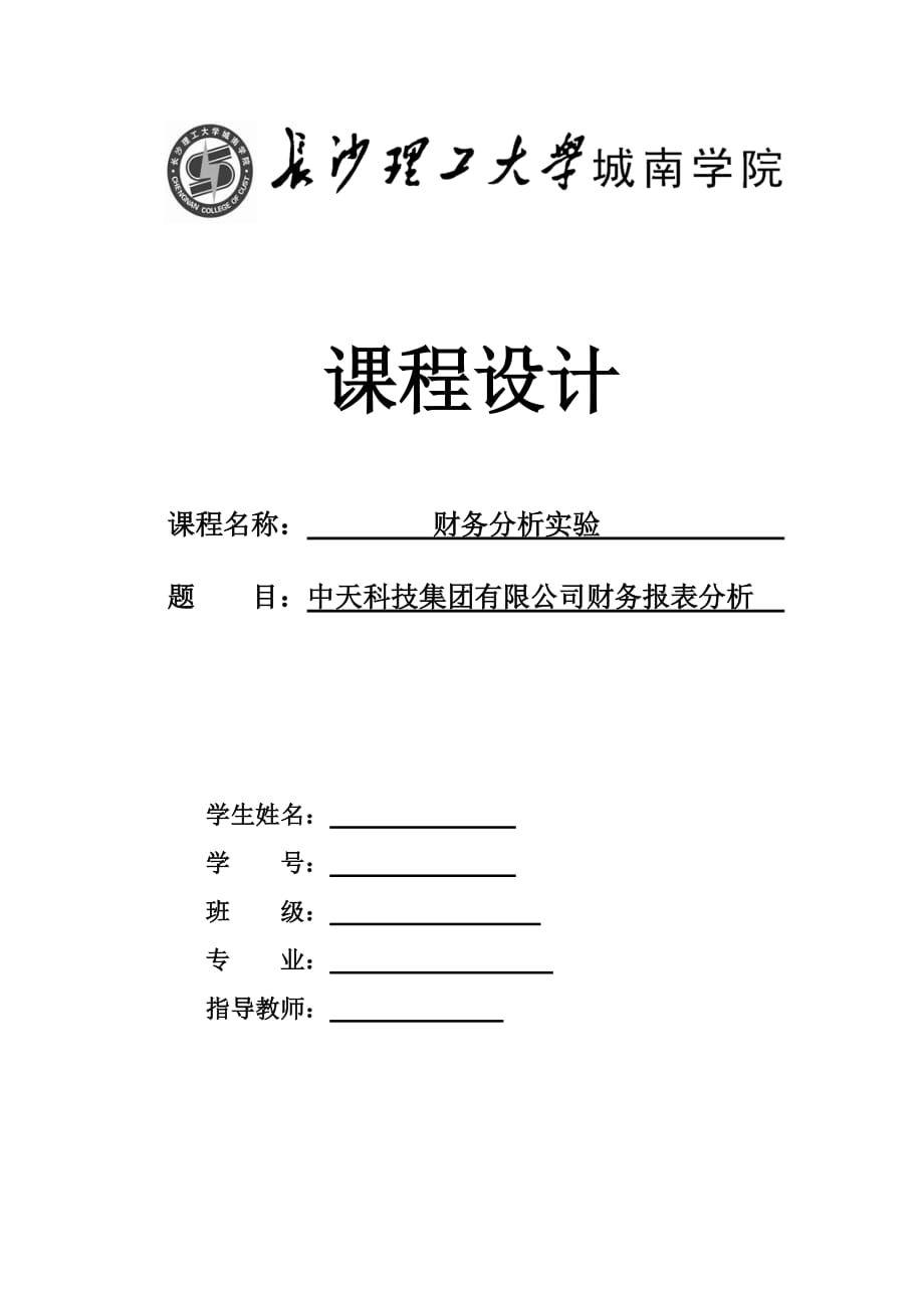 中天科技集團(tuán)有限公司財(cái)務(wù)報(bào)表分析_第1頁