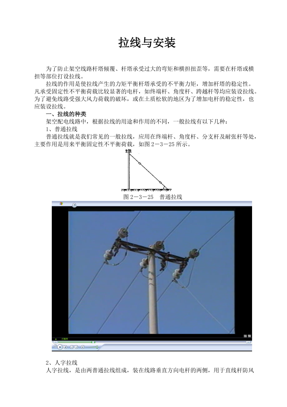 电力线路拉线基本知识_第1页