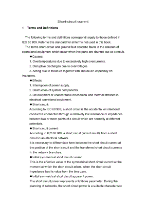 電氣工程及其自動(dòng)化 外文翻譯 外文文獻(xiàn) 英文文獻(xiàn) 短路電流