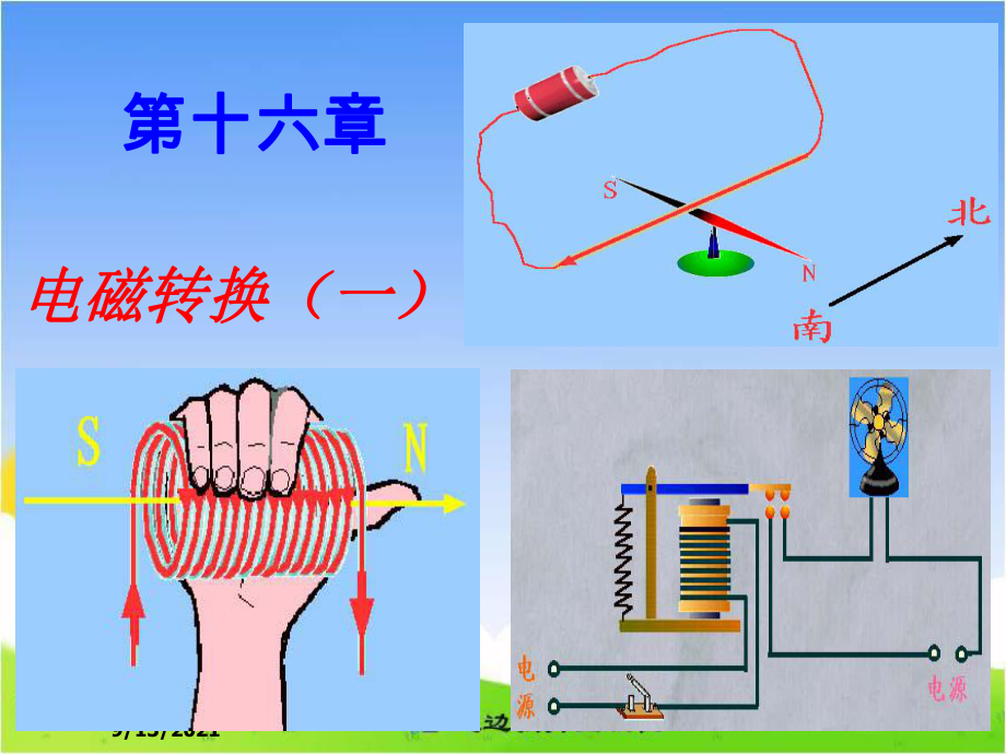 蘇科版九年級(jí)下物理第16章《電磁轉(zhuǎn)換》復(fù)習(xí)課件 (2)_第1頁