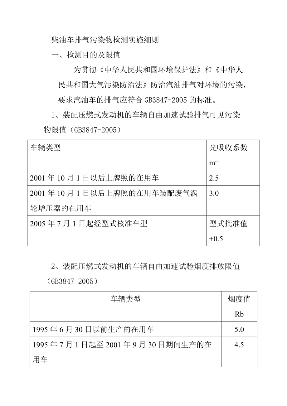 柴油車排氣污染物檢測實施細則_第1頁