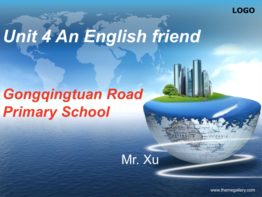 譯林版牛津小學英語5B Unit 4 An English friend課件_第1頁