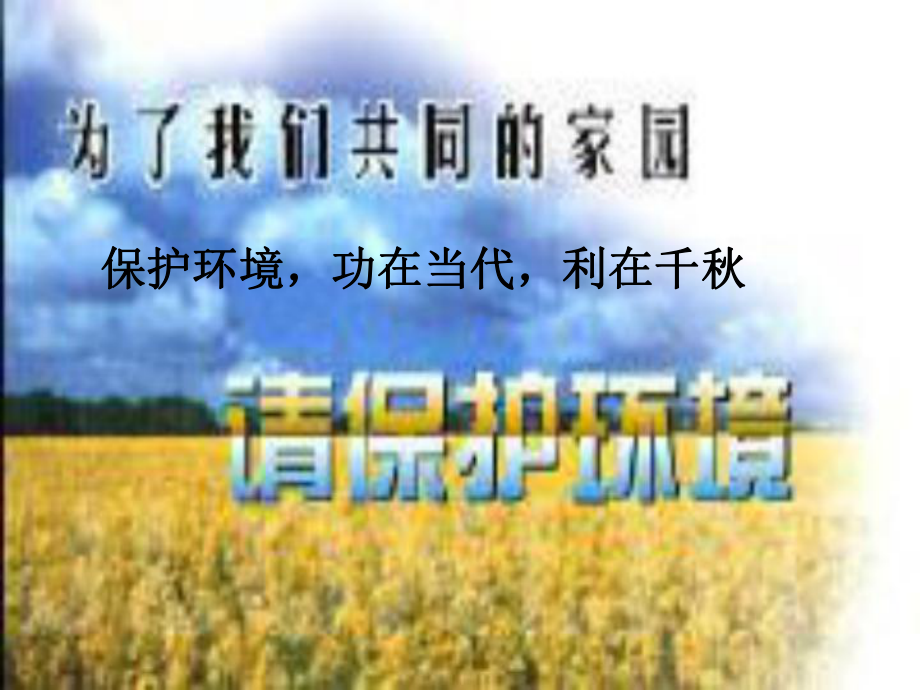 中考復(fù)習(xí)專題 ：國(guó)策戰(zhàn)略保護(hù)環(huán)境_第1頁(yè)