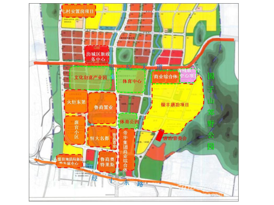 济南唐冶规划图2021图片