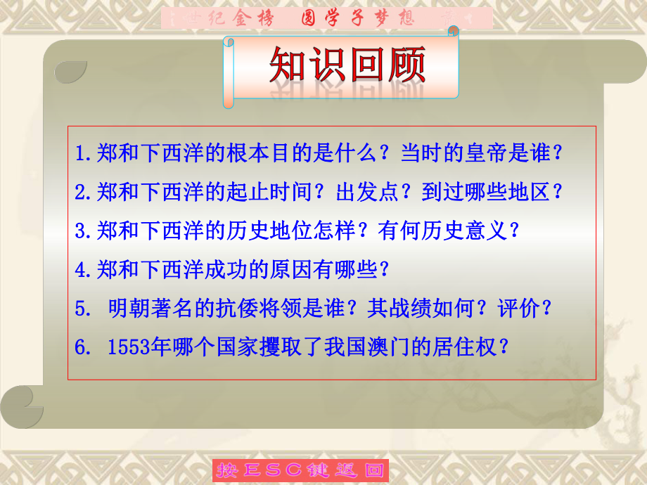 人教版初中歷史七年級下冊課件《君主集權的強化》_第1頁