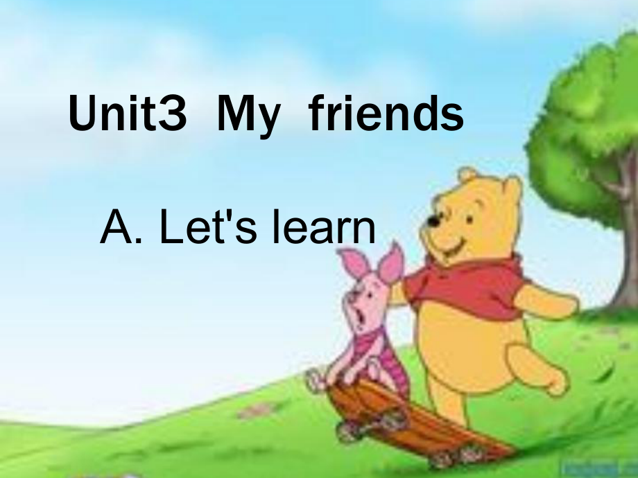 PEP小學(xué)英語(yǔ)四年級(jí)上冊(cè)Unit3 My friends A Let’s learn課件_第1頁(yè)