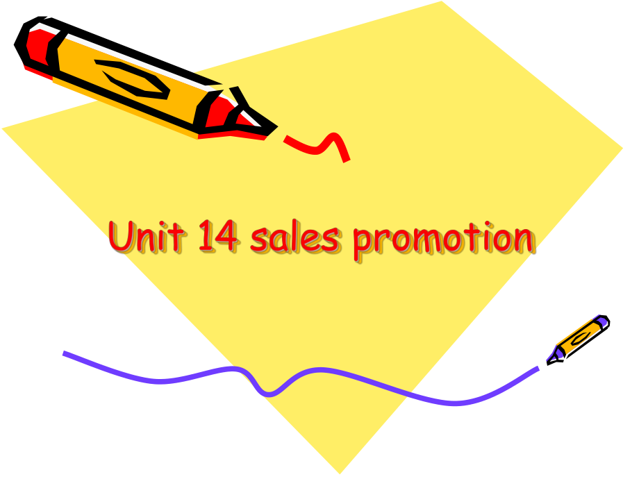 外貿(mào)函電 unit14 sales promotion_第1頁(yè)