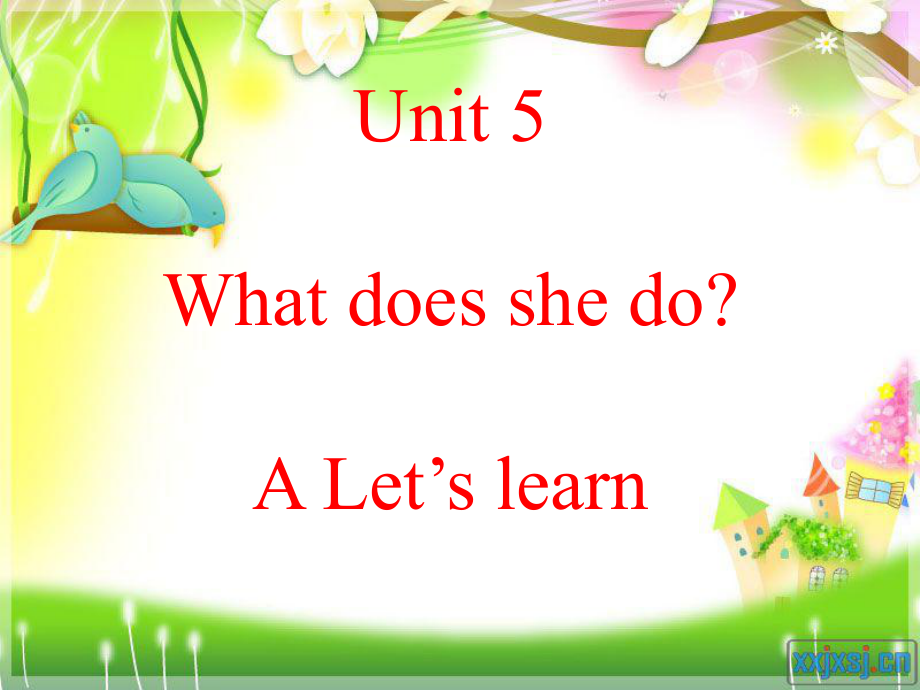 PEP小學(xué)六年級(jí)上冊(cè)Unit 5What Does She Do課件_第1頁(yè)