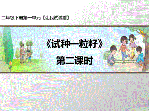 部編版道德與法治《試種一粒籽》第2課時名師課件