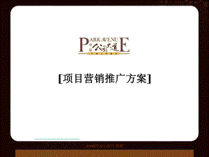 成都“中新·公园大道”项目营销推广方案(101P)
