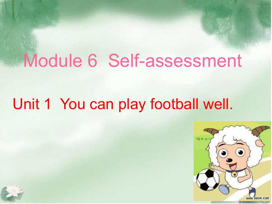 外研版(三起)小学英语第五册Module 6 Unit 1 You can play football well课件_第1页