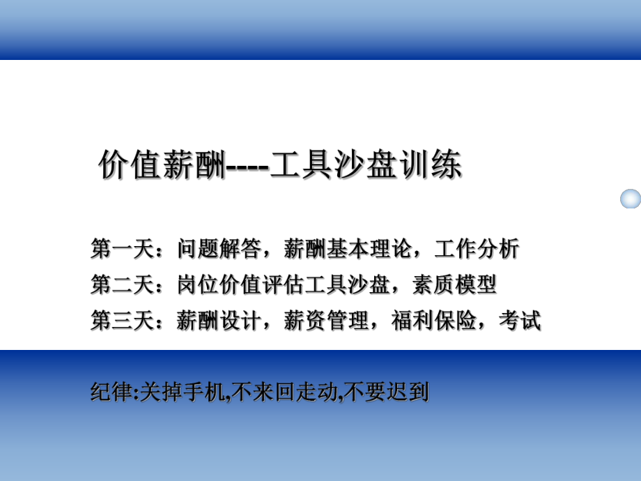 《價(jià)值薪酬工具沙盤訓(xùn)練》【一份非常好的專業(yè)資料拿來即可用】_第1頁