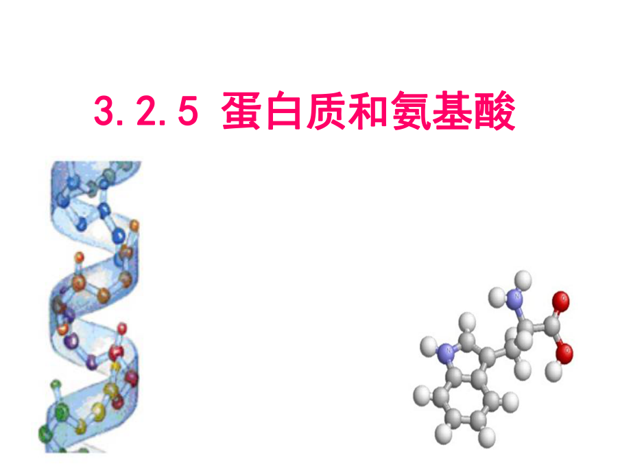 蘇教版高一化學(xué)必修2《蛋白質(zhì)和氨基酸》課件_第1頁