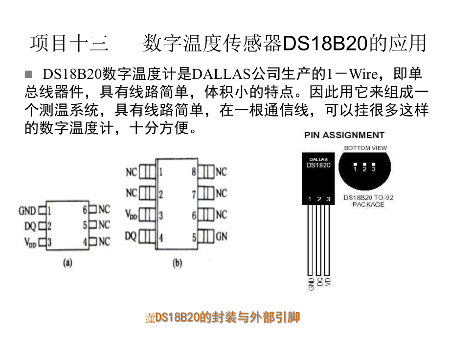 数字温度传感器DS18B20的原理与应用_第1页