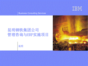 昆钢管理咨询与ERP实施项目IBM