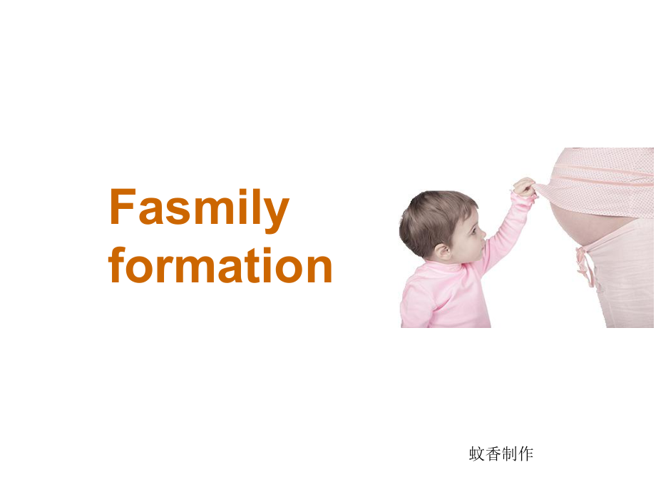 family formation 英语 演讲ppt_第1页