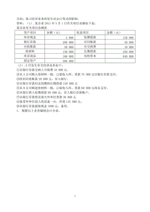 试算平衡表练习[3页]