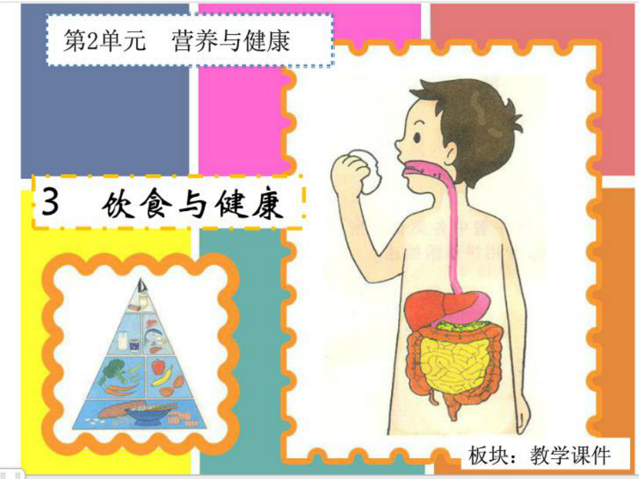 六年级上册科学 第二单元3饮食与健康_第1页