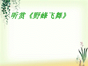 四年級(jí)下冊(cè)音樂(lè)課件－第七單元《野蜂飛舞》｜蘇少版