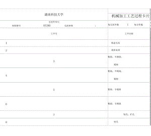 機(jī)械制造張緊輪支架機(jī)械加工工藝過(guò)程卡,工序卡