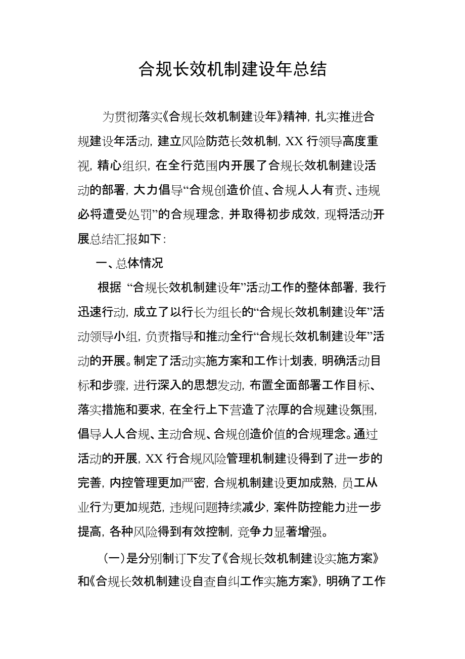 合规长效机制建设年总结_第1页