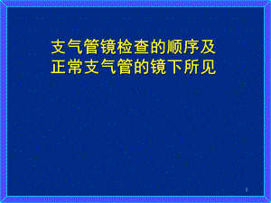 （優(yōu)質(zhì)課件）支氣管鏡檢查的順序及正常支氣管的鏡下所見