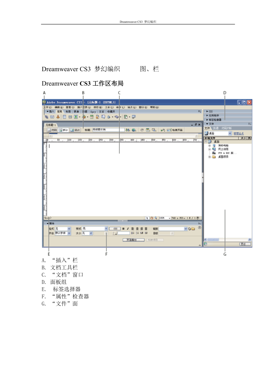 Dreamweaver CS3 夢(mèng)幻編織圖、欄《網(wǎng)頁設(shè)計(jì)》_第1頁