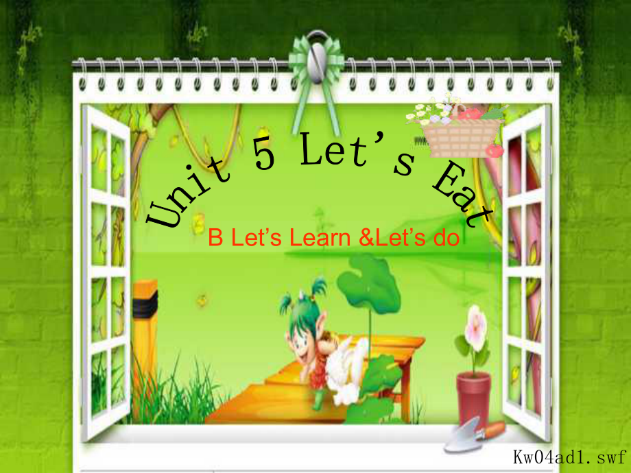 三年级上英语课件-Unit5 Let's Eat B Let's learn_人教pep_第1页