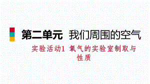 2018年秋人教版九年級(jí)化學(xué)上冊(cè)第二單元 實(shí)驗(yàn)活動(dòng)1氧氣的實(shí)驗(yàn)室制取與性質(zhì)