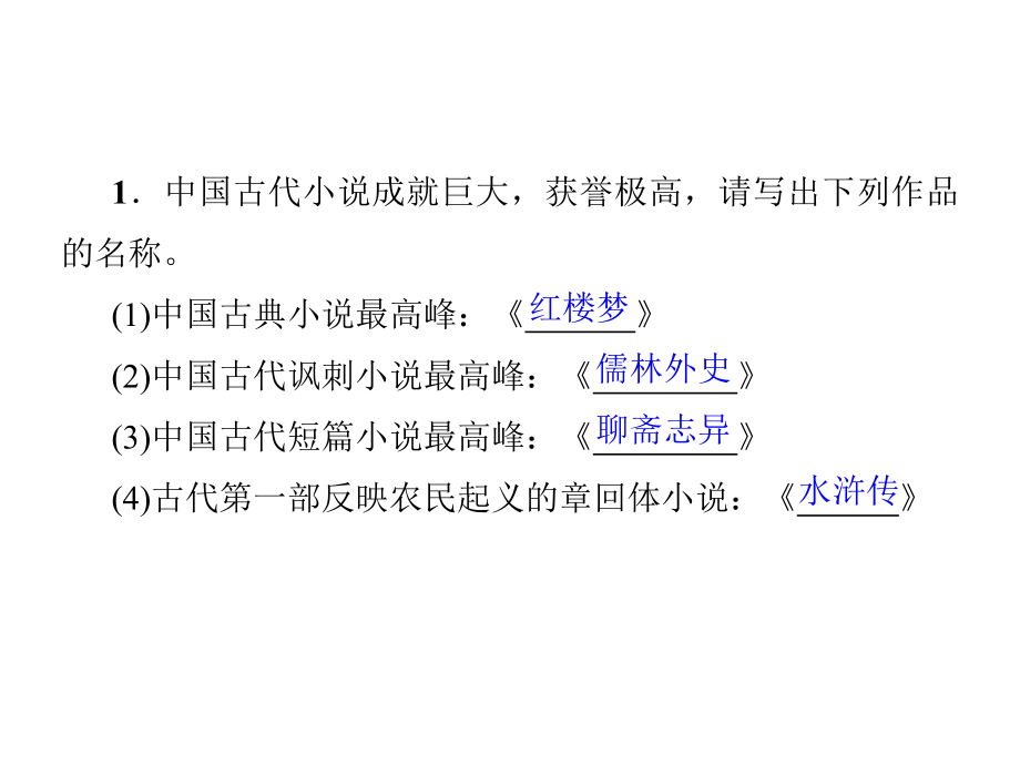 2018年秋九年級語文人教版課件：綜合性學習小專題走進小說天地 2_第1頁