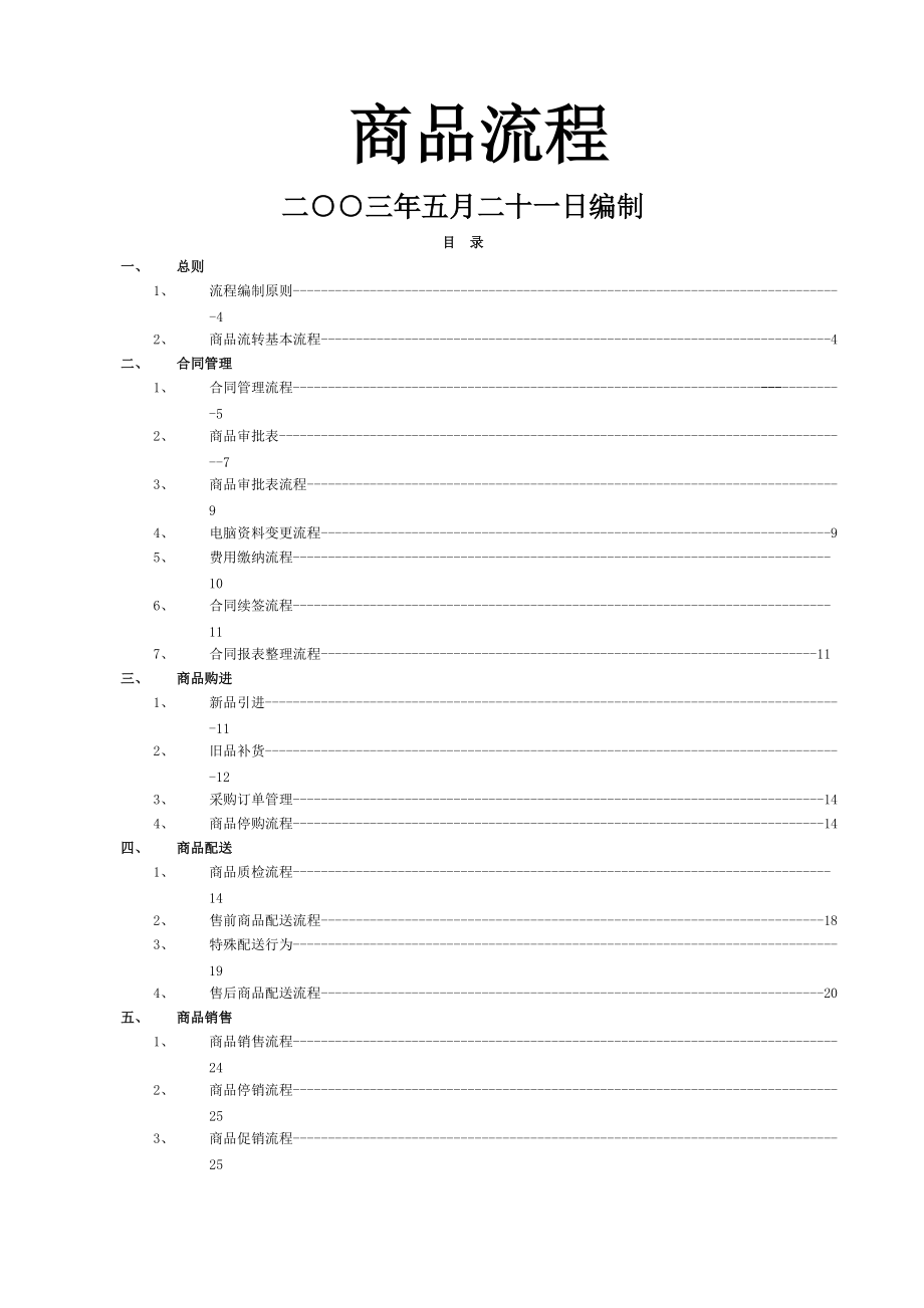 _YM百貨商場(chǎng)商品流轉(zhuǎn)流程管理-36頁(yè)_第1頁(yè)