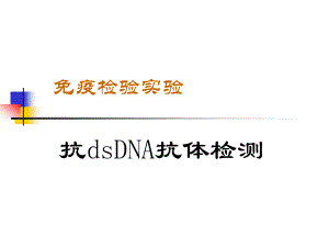 双链DNA检测-PPT-教案