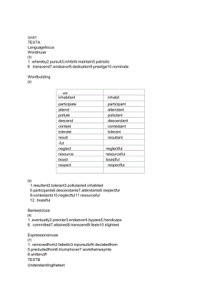 新視野大學(xué)英語(yǔ)讀寫(xiě)教程3(第三版)課后答案