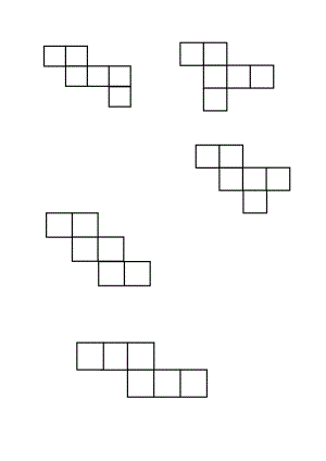 正方体的11种展开图2