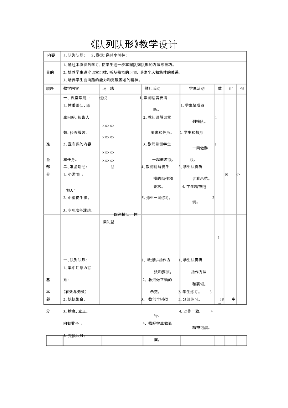 《隊(duì)列隊(duì)形》教學(xué)設(shè)計(jì)[共3頁]_第1頁