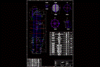 板式精餾塔裝配CAD圖紙