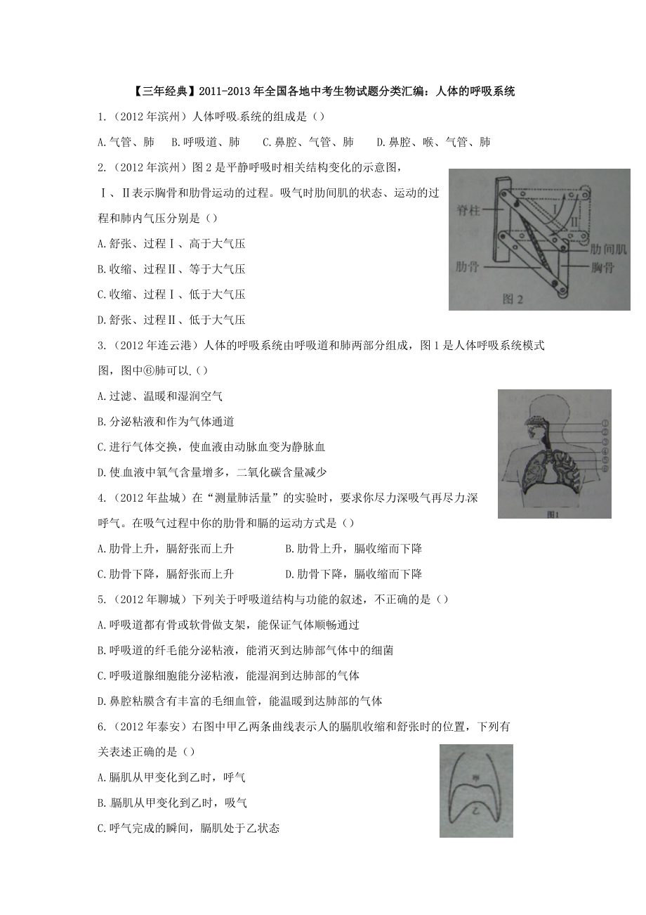 三年经典呼吸_第1页