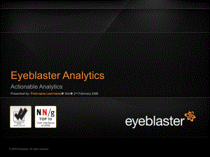 广告数据分析公司eyeblaster的PPT案例