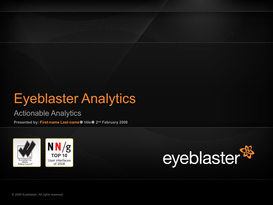 广告数据分析公司eyeblaster的PPT案例_第1页