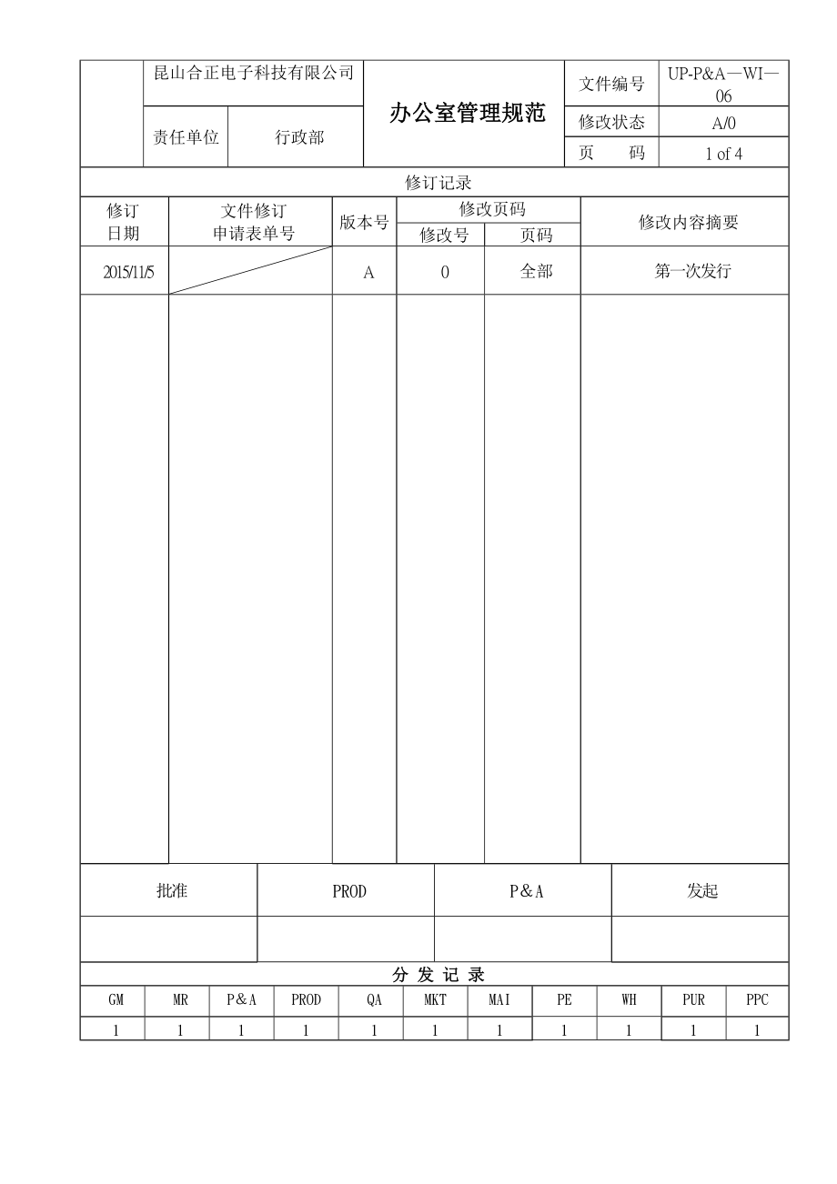 办公室管理规范_第1页