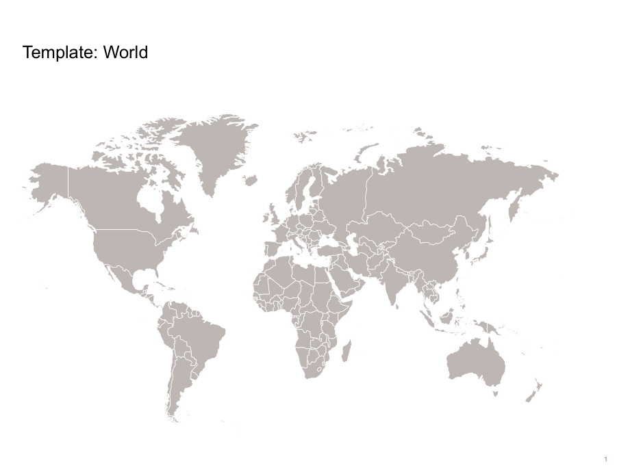 世界地图矢量图和各国国旗 world map and flags_第1页