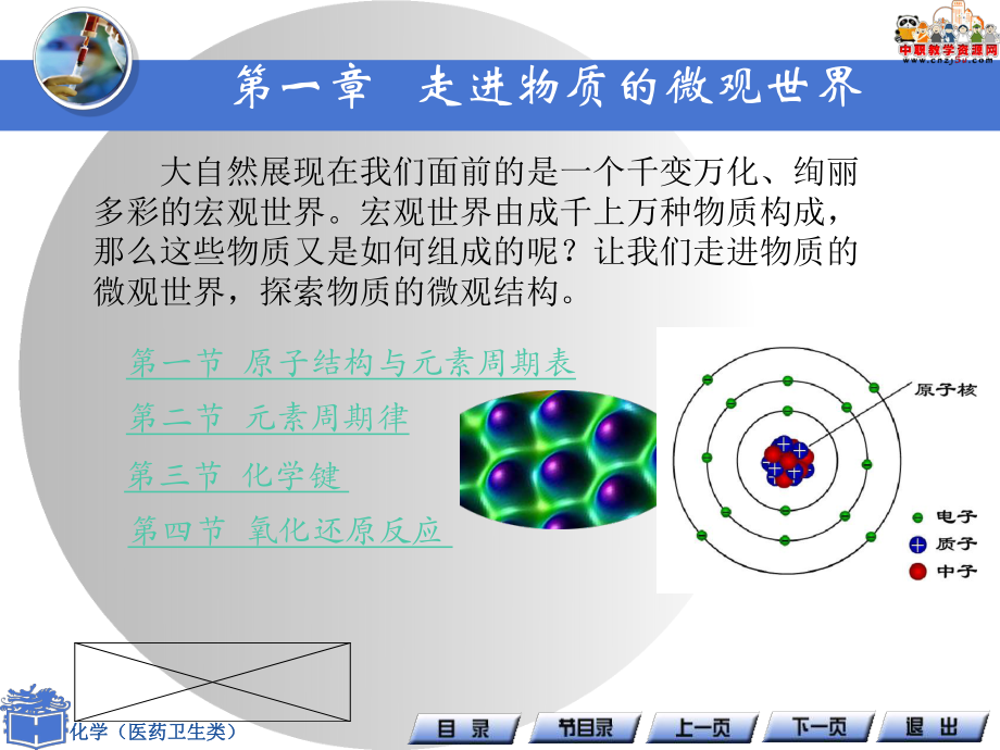 第一張 走進(jìn)物質(zhì)的圍觀世界生物教學(xué)課件PPT_第1頁(yè)